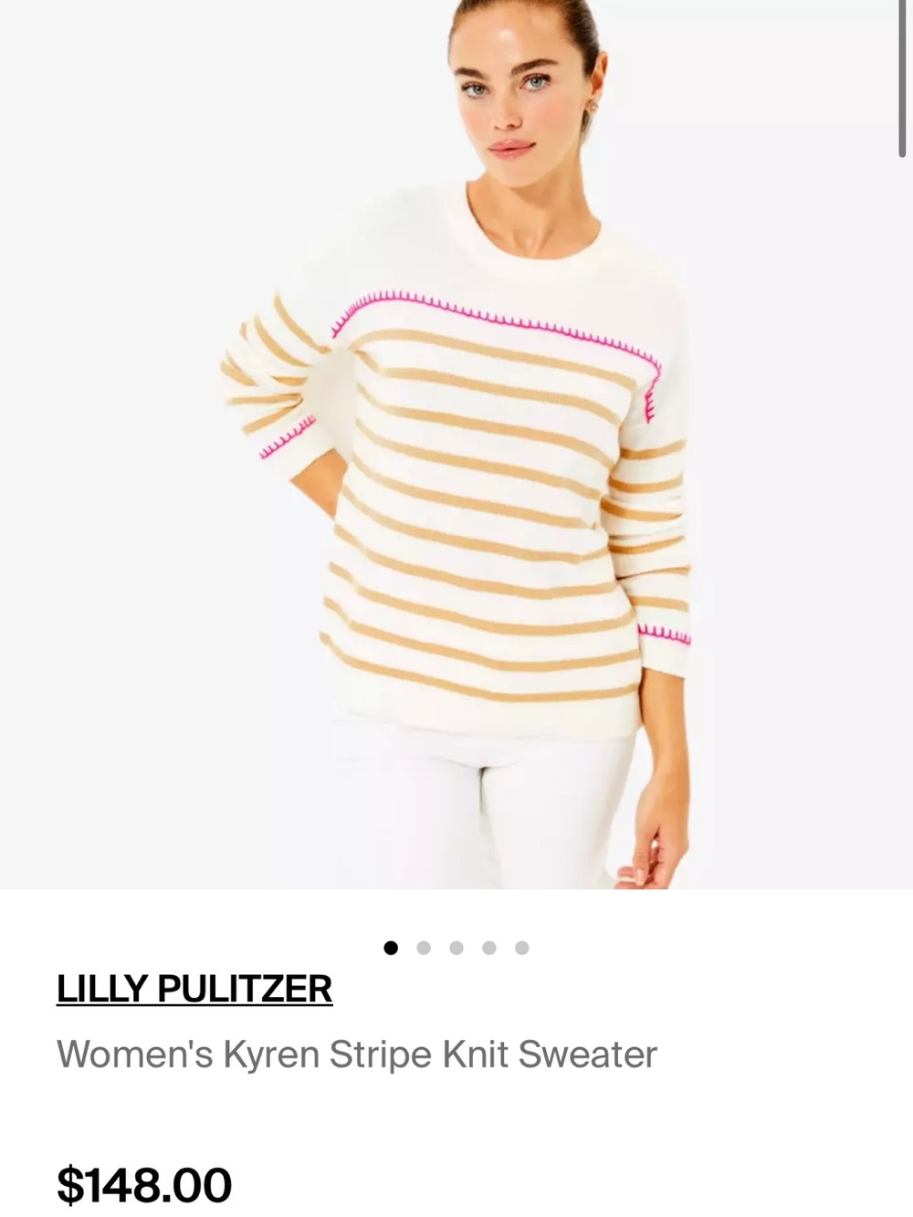 Lilly Pulitzer Kyren Tan Medium - NWT